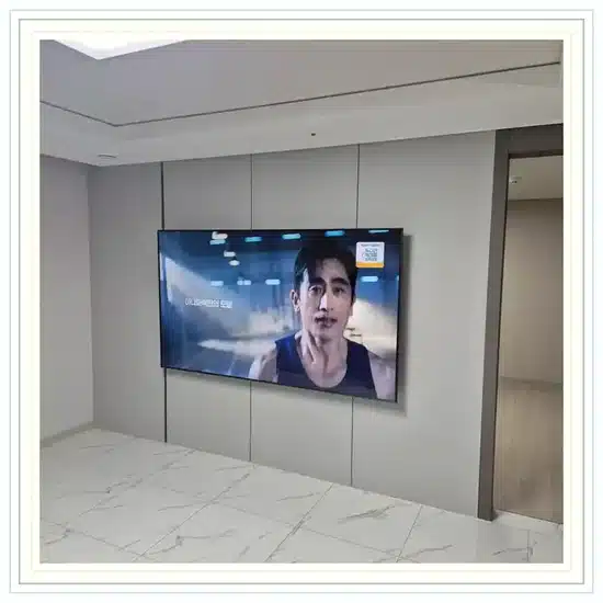 벽걸이TV 설치 거실 배치 참고 이미지